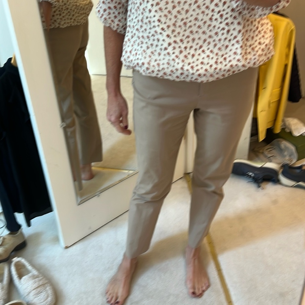 Theory khakis heavy cotton size 10